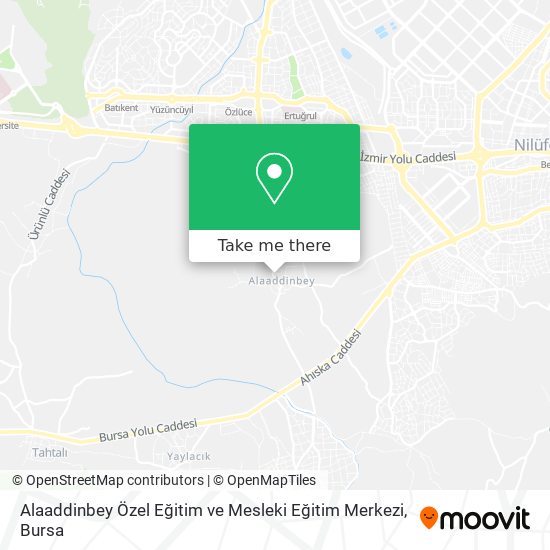 Alaaddinbey Özel Eğitim ve Mesleki Eğitim Merkezi map