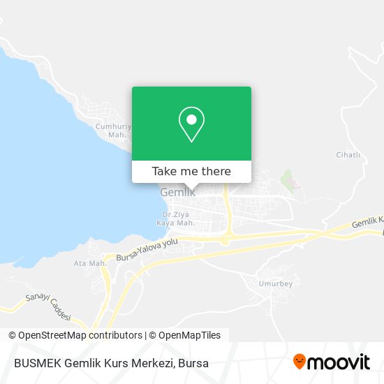 BUSMEK Gemlik Kurs Merkezi map