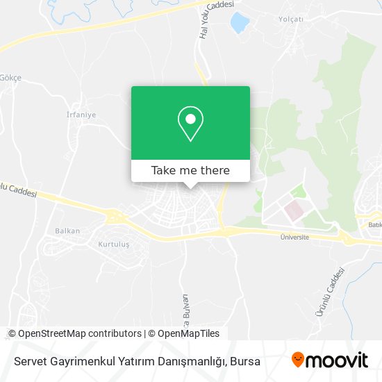 Servet Gayrimenkul Yatırım Danışmanlığı map