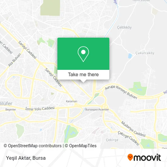 Yeşil Aktar map