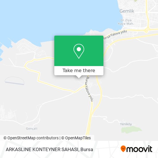 ARKASLINE KONTEYNER SAHASI map