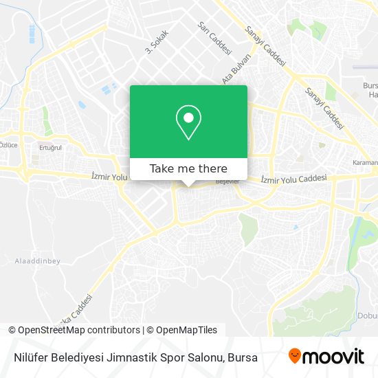 Nilüfer Belediyesi Jimnastik Spor Salonu map