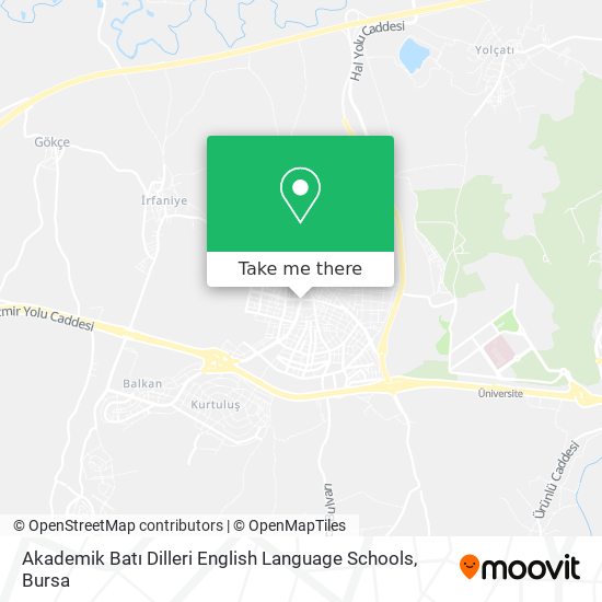 Akademik Batı Dilleri English Language Schools map