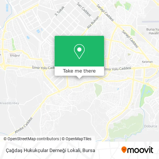 Çağdaş Hukukçular Derneği Lokali map