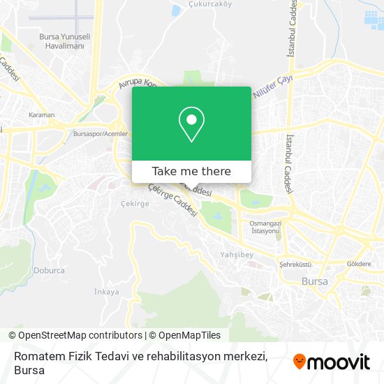 Romatem Fizik Tedavi ve rehabilitasyon merkezi map