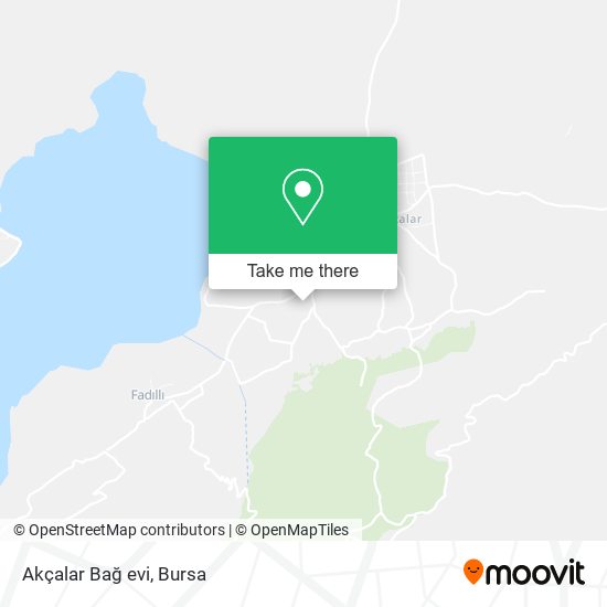 Akçalar Bağ evi map