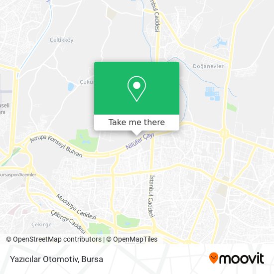Yazıcılar Otomotiv map