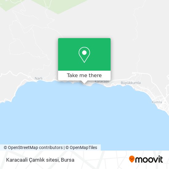 Karacaali Çamlık sitesi map
