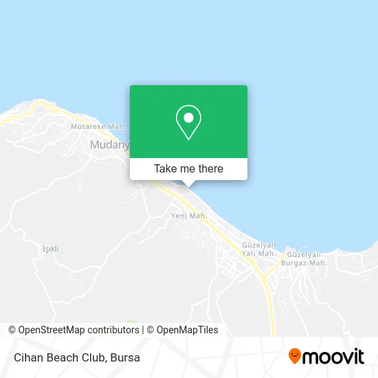 Cihan Beach Club map