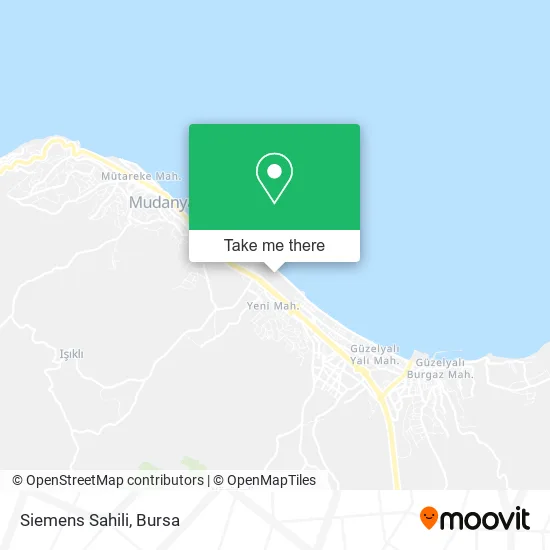 Siemens Sahili map