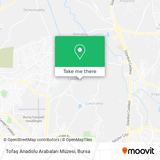 Tofaş Anadolu Arabaları Müzesi map