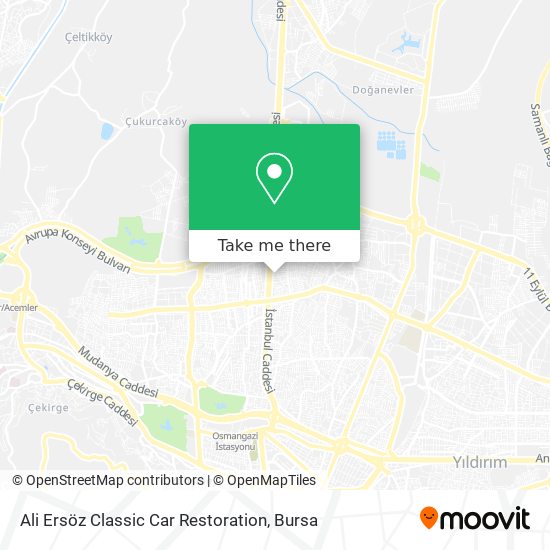 Ali Ersöz Classic Car Restoration map