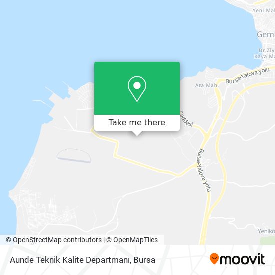 Aunde Teknik Kalite Departmanı map