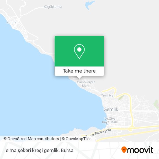 elma şekeri kreşi gemlik map