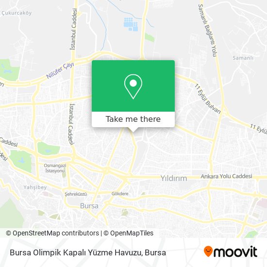 Bursa Olimpik Kapalı Yüzme Havuzu map