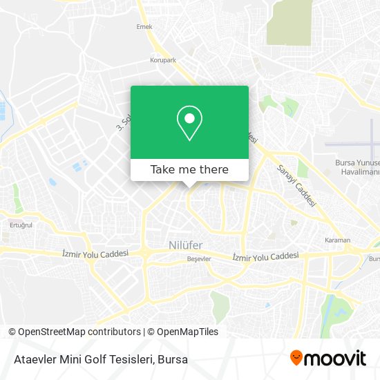 Ataevler Mini Golf Tesisleri map