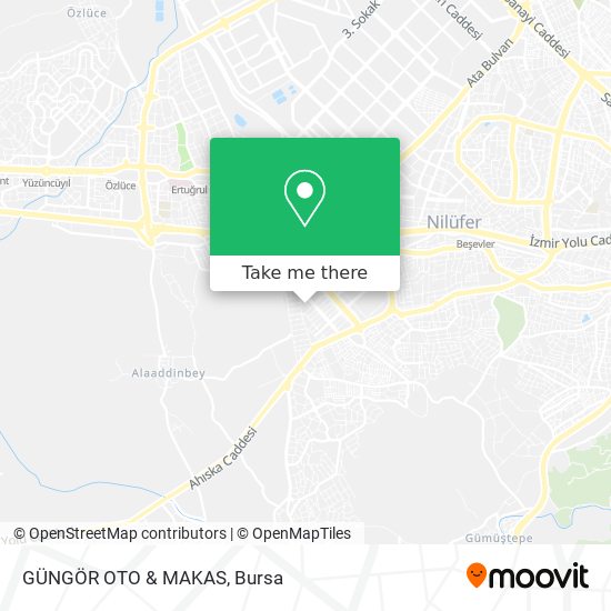 GÜNGÖR OTO & MAKAS map