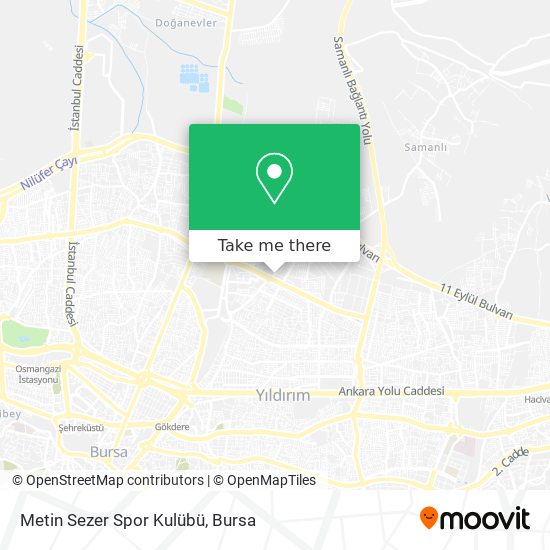 Metin Sezer Spor Kulübü map