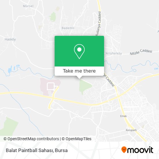 Balat Paintball Sahası map