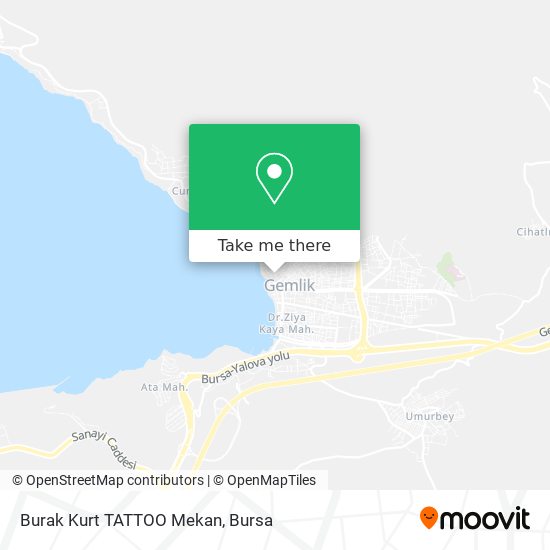 Burak Kurt TATTOO Mekan map