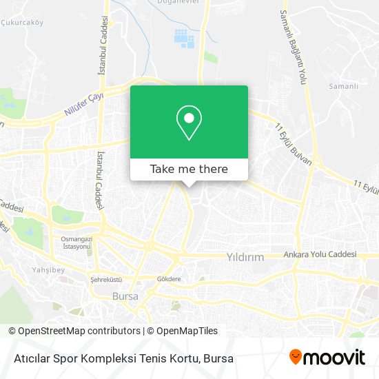 Atıcılar Spor Kompleksi Tenis Kortu map