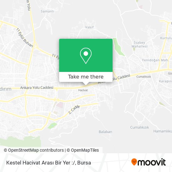 Kestel Hacivat Arası Bir Yer :/ map