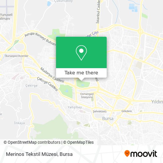 Merinos Tekstil Müzesi map