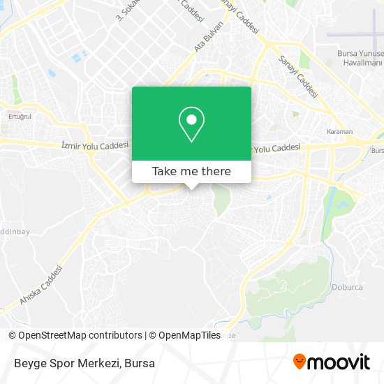 Beyge Spor Merkezi map