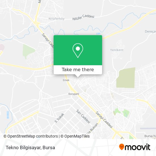 Tekno Bilgisayar map