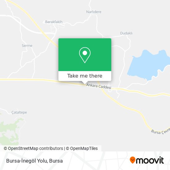 Bursa-İnegöl Yolu map