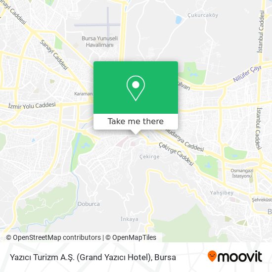 Yazıcı Turizm A.Ş. (Grand Yazıcı Hotel) map