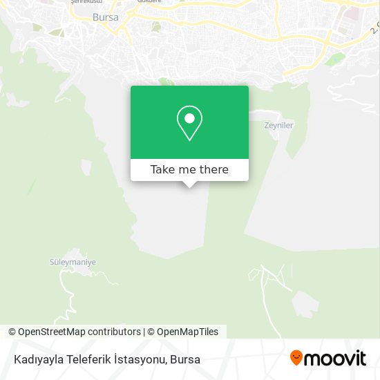 Kadıyayla Teleferik İstasyonu map