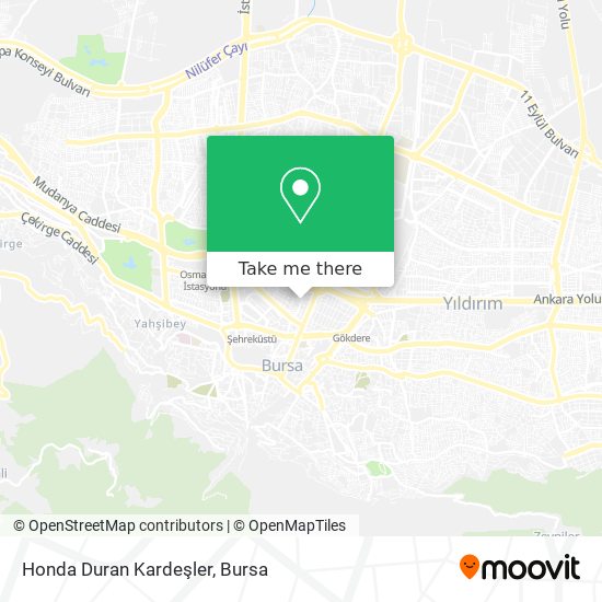 Honda Duran Kardeşler map