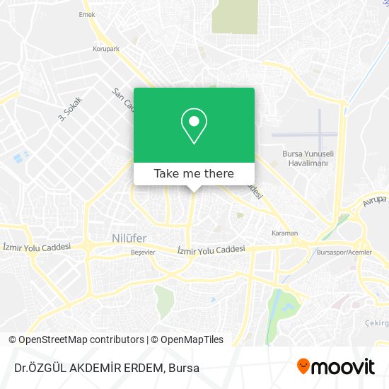 Dr.ÖZGÜL AKDEMİR ERDEM map