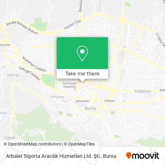 Arbalet Sigorta Aracılık Hizmetleri Ltd. Şti. map