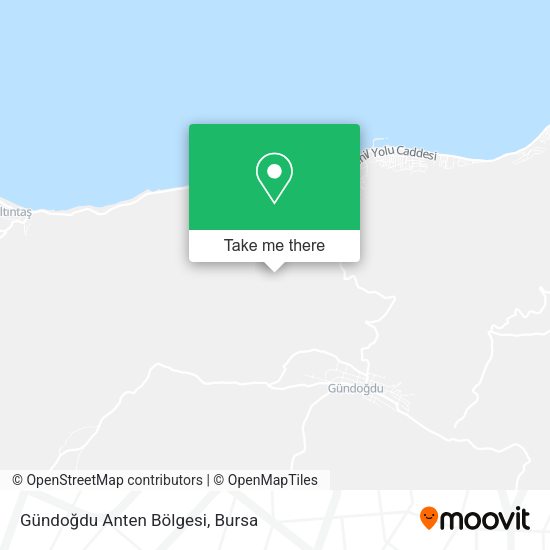 Gündoğdu Anten Bölgesi map