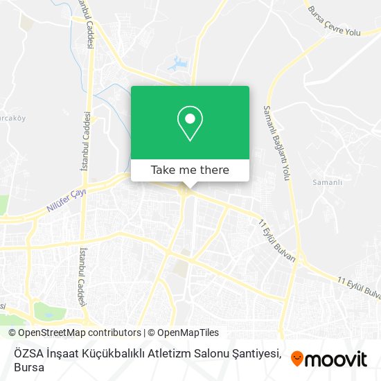 ÖZSA İnşaat Küçükbalıklı Atletizm Salonu Şantiyesi map