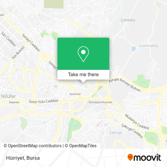 Hürriyet map