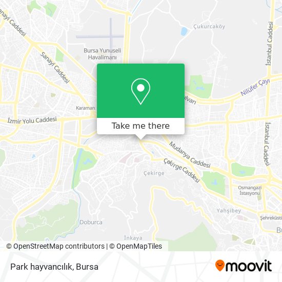 Park hayvancılık map