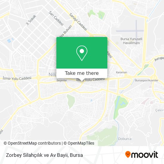 Zorbey Silahçılık ve Av Bayii map