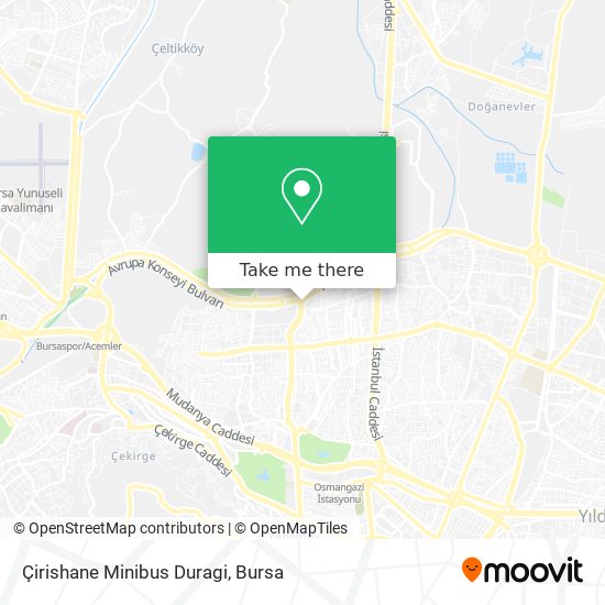 Çirishane Minibus Duragi map