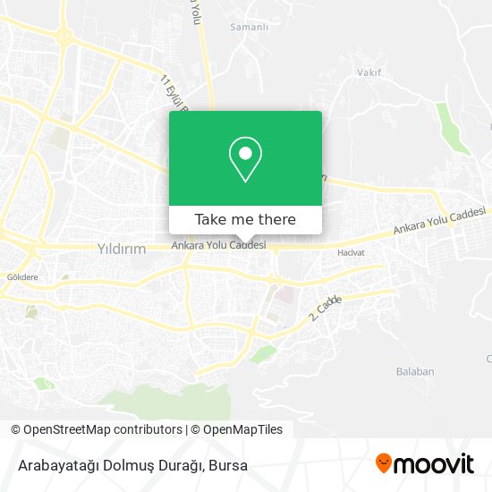 Arabayatağı Dolmuş Durağı map