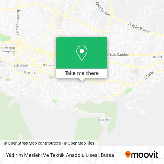 Yıldırım Mesleki Ve Teknik Anadolu Lisesi map