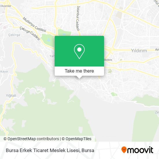 Bursa Erkek Ticaret Meslek Lisesi map