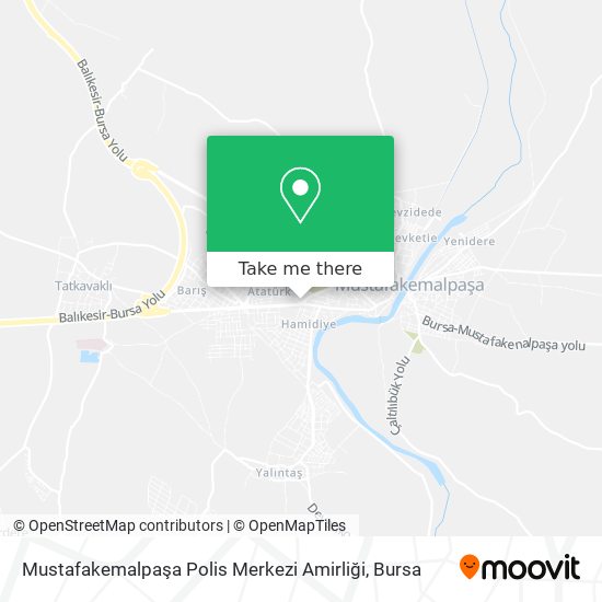 Mustafakemalpaşa Polis Merkezi Amirliği map