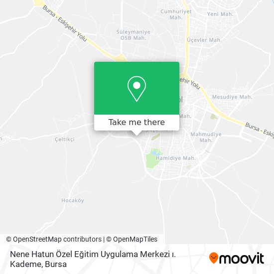 Nene Hatun Özel Eğitim Uygulama Merkezi ı. Kademe map