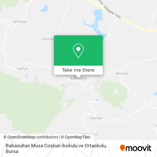 Babasultan Musa Coşkun İkokulu ve Ortaokulu map