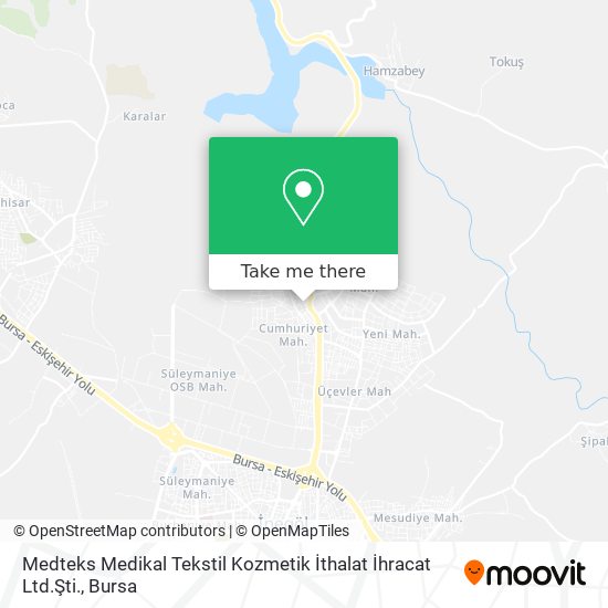 Medteks Medikal Tekstil Kozmetik İthalat İhracat Ltd.Şti. map