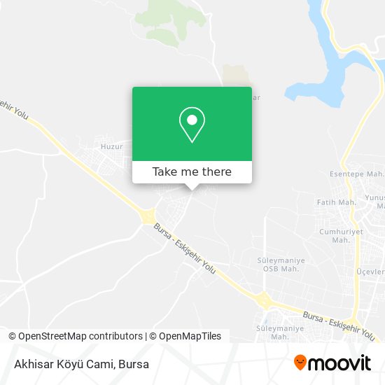 Akhisar Köyü Cami map