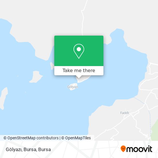 Gölyazı, Bursa map